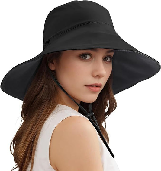 Wide Brim Sun Hats For Women Men, Double Sided Wearing Fishing Hats Cooling Bucket Hat For Beach Hiking Outdoor - Sluxe Global