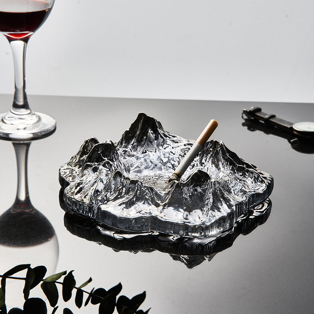Creativity Ashtray Creative Anti Fly Ash Household Glass Ashtray For Home Decoration Smoking Desk Accessories Gift For Boyfriend - Sluxe Fashions