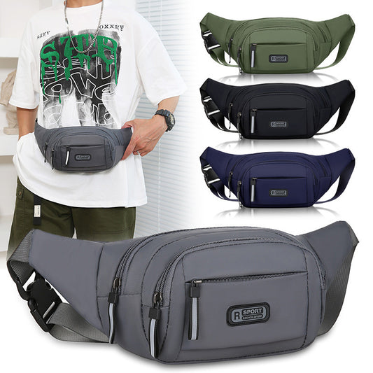 Men's Multifunctional Waist Bag Wear-resistant Waterproof Crossbody Bags - Sluxe Global
