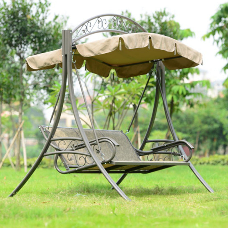 Outdoor Leisure Furniture Rocking Chair Iron Swing - Sluxe Fashions