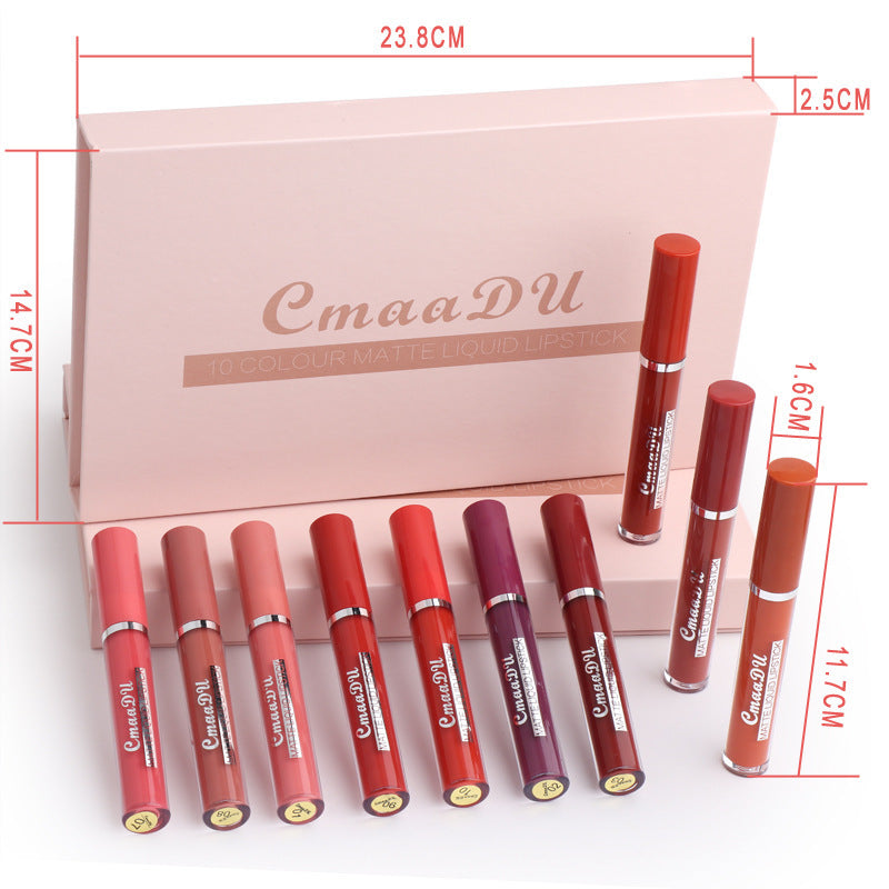 Women's Non-stick Cup Waterproof Matte Lipstick - Sluxe Fashions