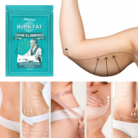 Thin Arm Patch Weight Loss Stickers Cellulite Removal Fat Burning Slimming Body Massage Shaping Care Herbal Plaster - Sluxe Fashions