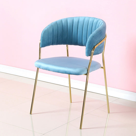 Stylish Hotel Furniture Velvet Dining Chair - Sluxe Global